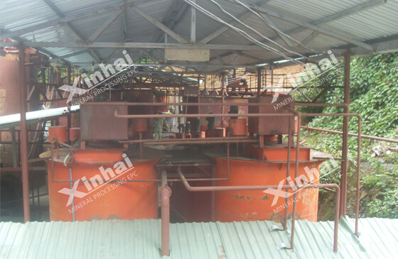 Agitation tanks used in Vietnam 120TPD gold flotation plant.jpg